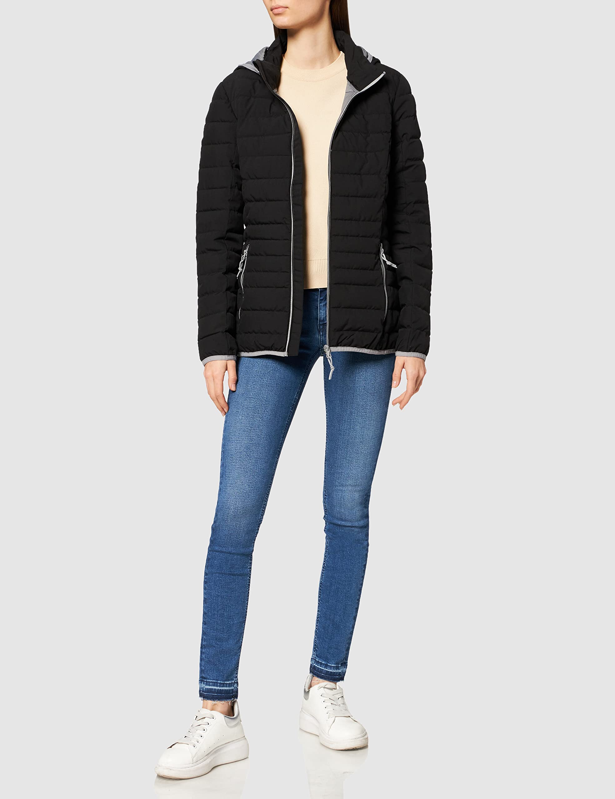 G.I.G.A. DX Uyaka Giacca funzionale casual in look piumino con cappuccio staccabile con zip Donna
