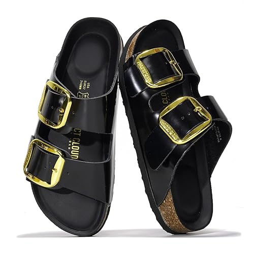 Project Cloud 100% Genuine Leather Flat Sandals for Women 2026