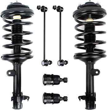 Front shocks and struts Kit for 2006-2008 for Honda for Pilot,2pcs Stabilizer Bar Link Replaces 171451 Shock Absorbers Complete Assembly Suspension Kit