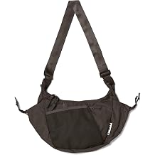 Baboon to the Moon Crescent Crossbody Travel Sling Bag, Charcoal, L, Crescent Crossbody