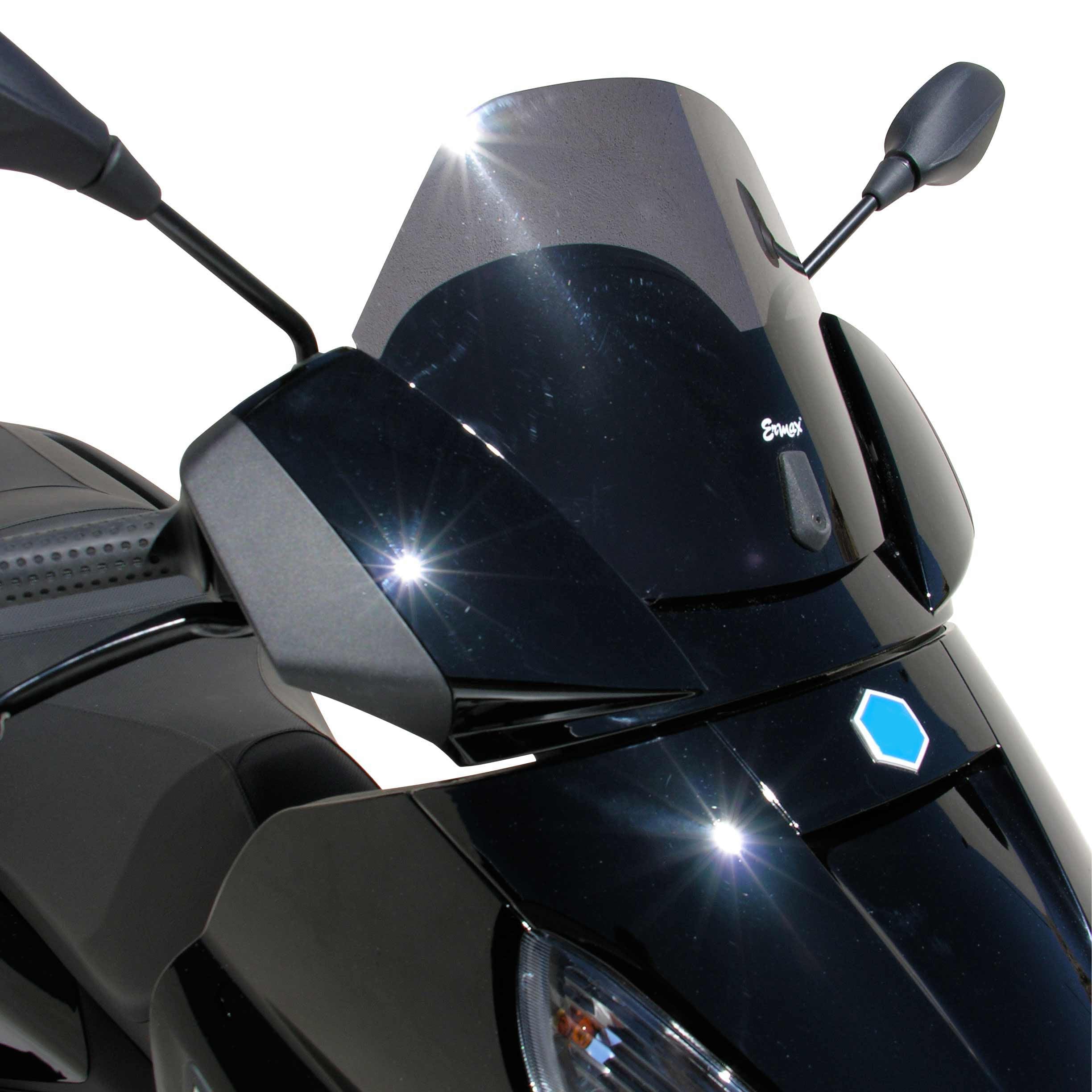 4moto Parabrezza scooter sport 27 centimetri per piaggio x7 - x7 EVO 125-250 - 300 IE 2008-2014 chiaro prodotto da Ermax