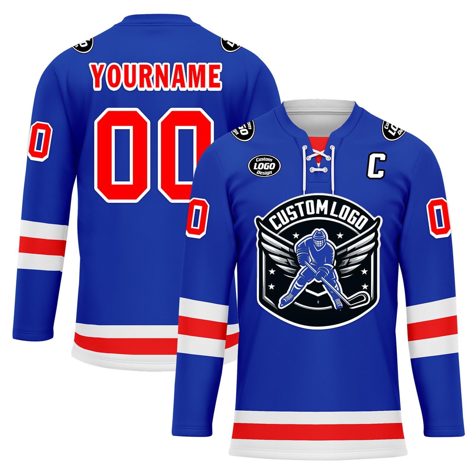 Custom Ice &amp; Field Hockey Jersey for Men Women Youth, Personalized Practice Training Team Uniform Sports Outfit