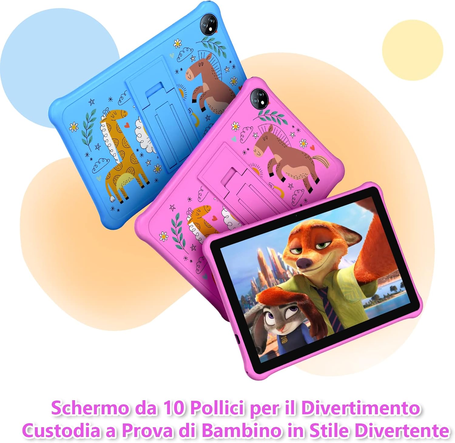 Blackview Tab A7 Kids Android 12 Tablet 10 pollici, 5GB+64GB/TF 1TB, 6580mAh, 5+2MP WIFI, Bluetooth Blackview Tab A7 Kids Android 12 Tablet 10 pollici, 5GB+64GB/TF 1TB, 6580mAh, 5+2MP WIFI, Bluetooth