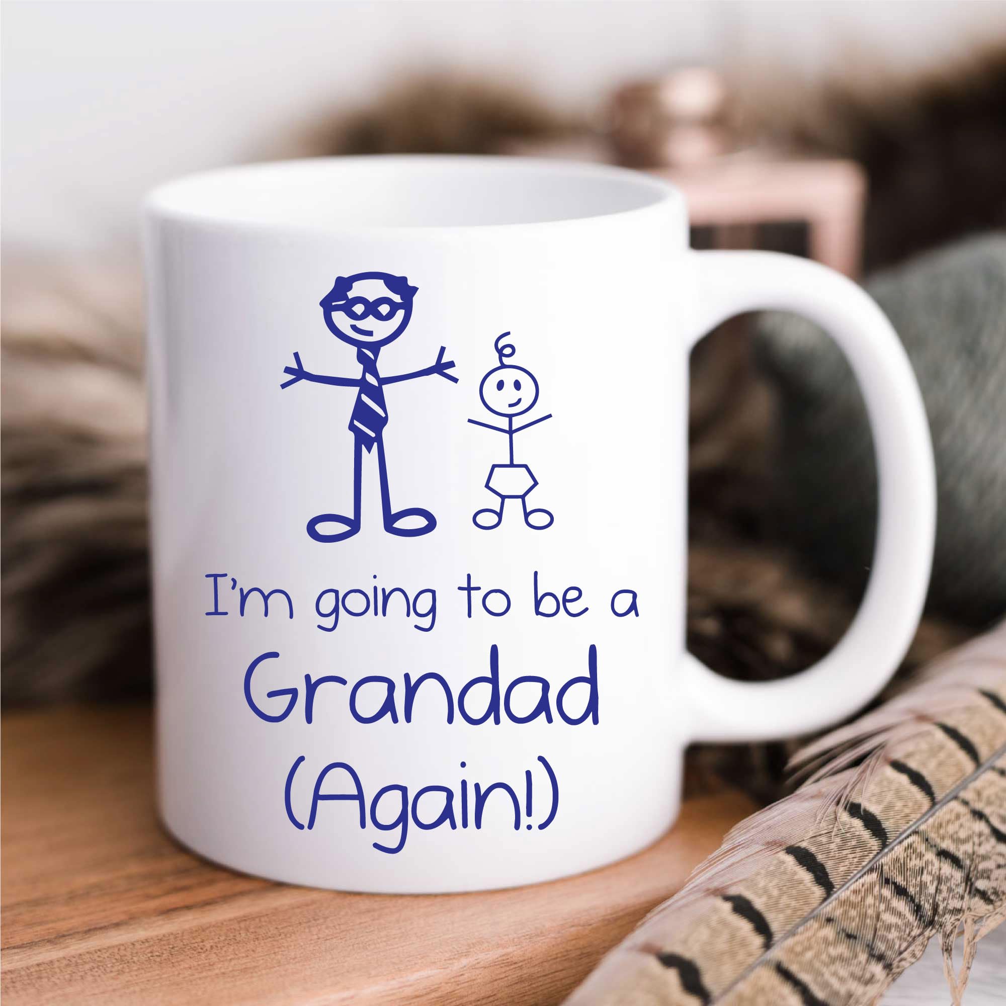 60 Second Makeover Limited I'm Going to Be A Grandad Again Mug Cup New Baby Pregnancy