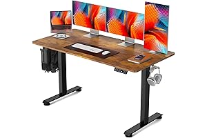 Versatile Sit-Stand Workspace: VEKEN 55 Inch Adjustable Standing Desk
