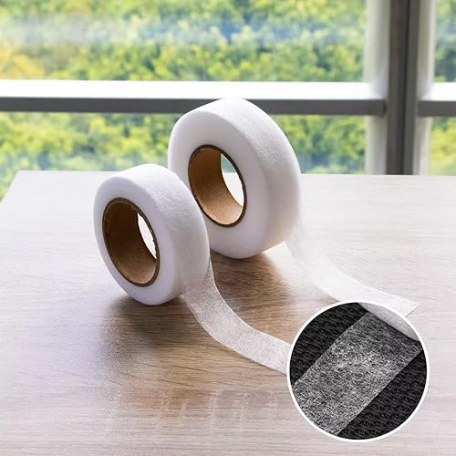 Miniatura 5 de oditton Cintas para planchar en el dobladillo, solución sin esfuerzo para dobladillo, juego de 2, 0.8 pulgadas de ancho, 66210 pies de largo, cinta