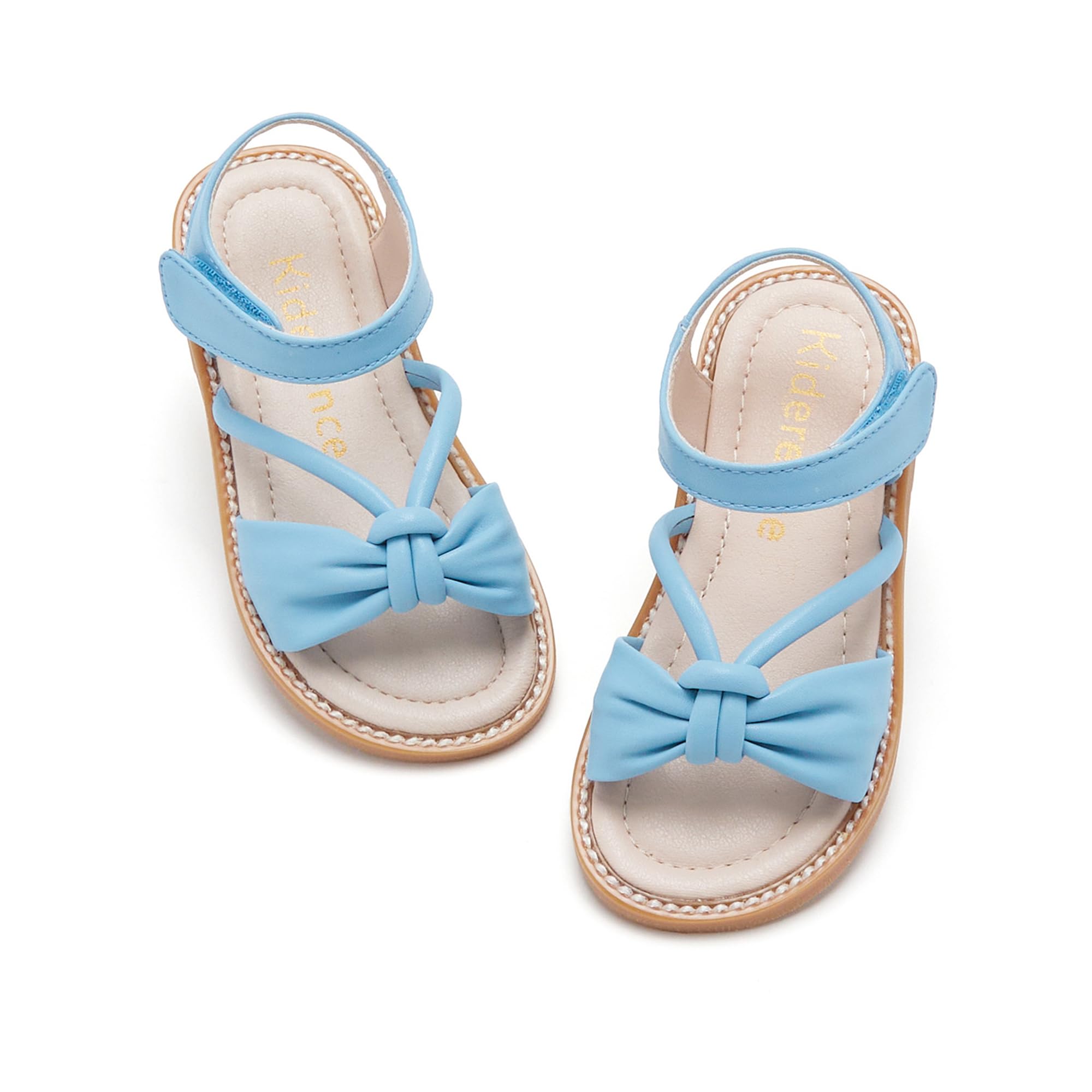 Kiderence Toddler Flower Girl Sandals Open Toe Dress Shoes Wedding Party