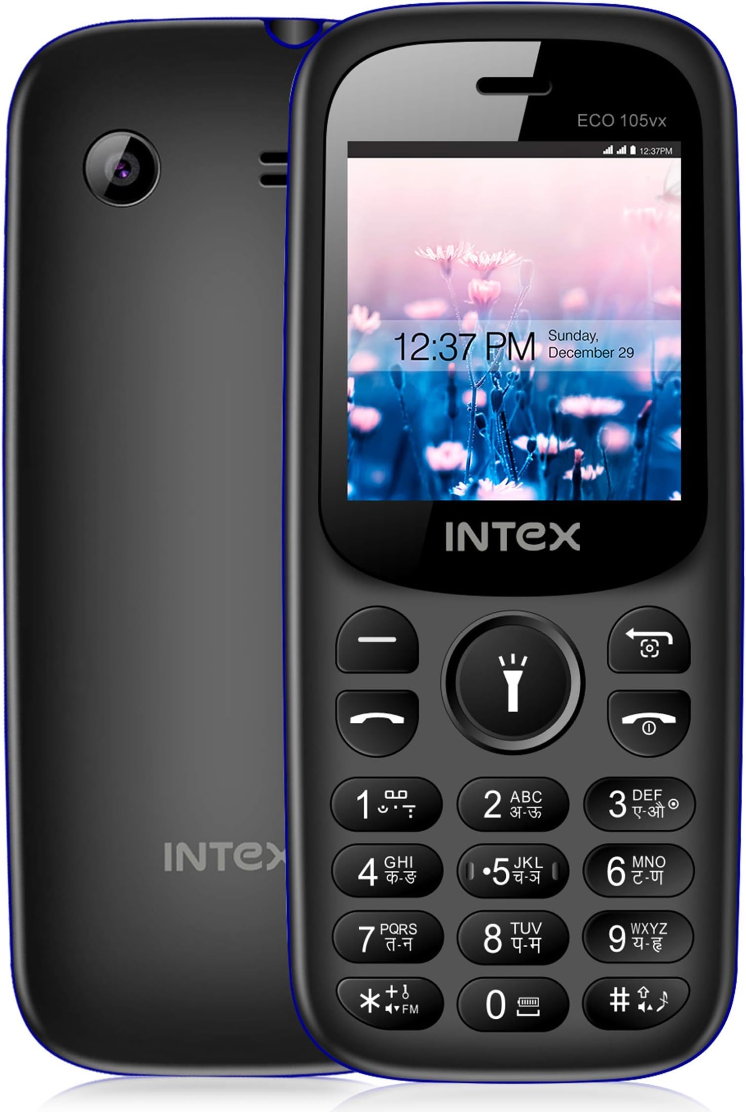 Intex ECO 105vx Dual SIM Phone (Black)