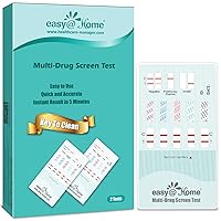Vista 8 de Easy@Home Kits de prueba instantánea de drogas de 10 paneles, aprobados médicamente para probar marihuana (THC), opiáceo (OPI 2000), cocaína (COC)