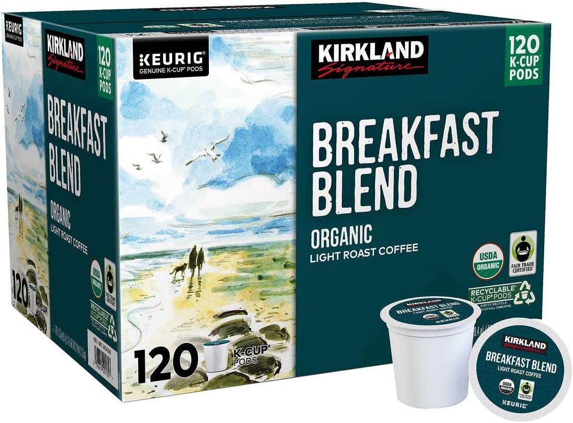 Kirkland Signature Coffee Single Serve KCup (mezcla de desayuno, 240 K