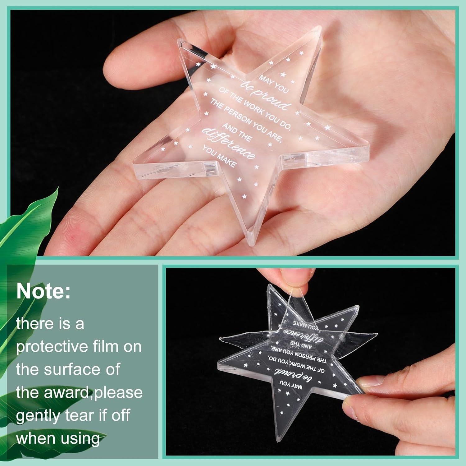 Employee Appreciation Awards for Coworker Employee of The Month Trophy Acrylic Thank You Gift Bulk Be Proud of The Work You Do Keepsake for Retirement Farewell - Image 4