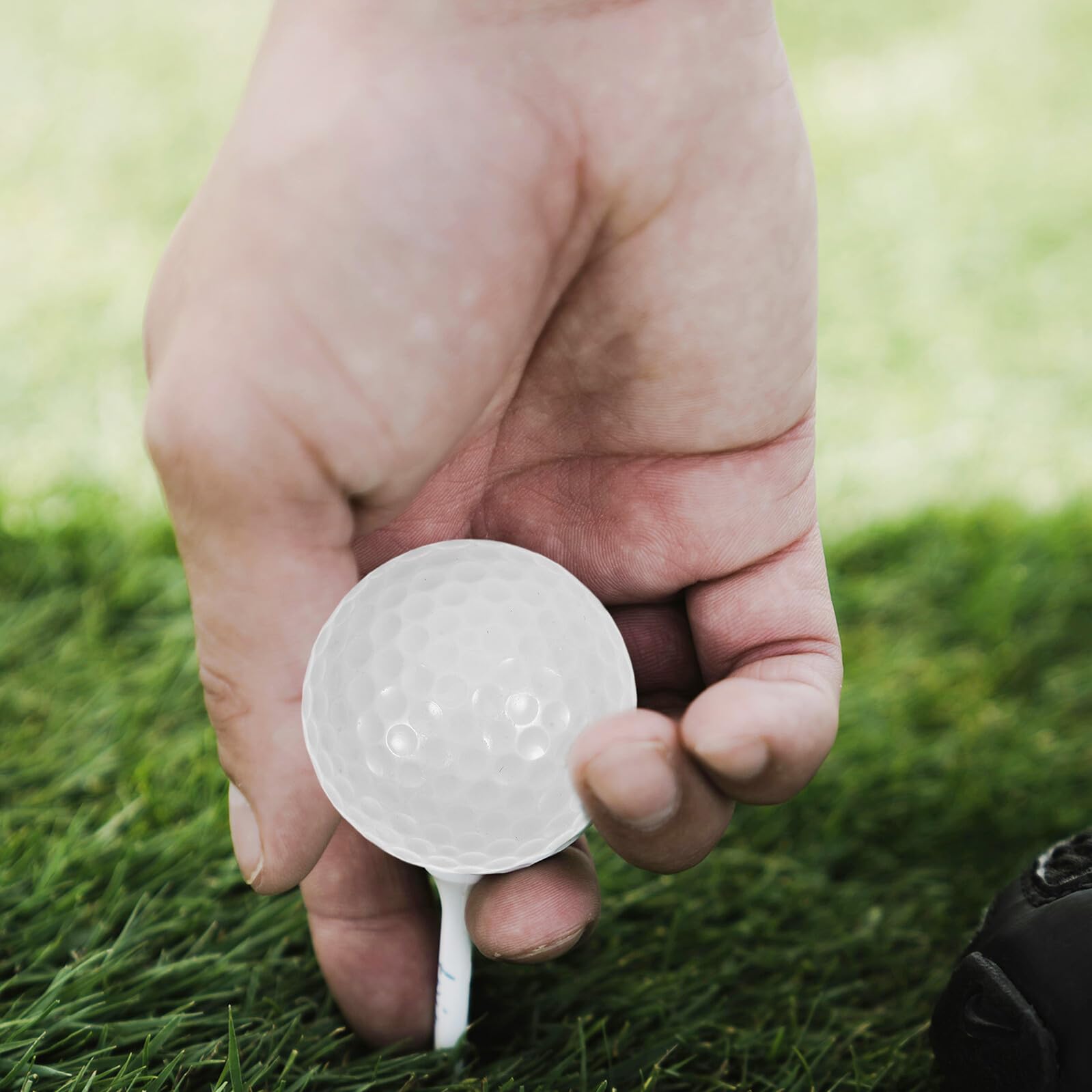 Mikinona 10 Piezas Pelotas de Golf para Práctica Doble Unidades Ligeras Resistentes para Entrenamiento Deportivo Interior y Exterior