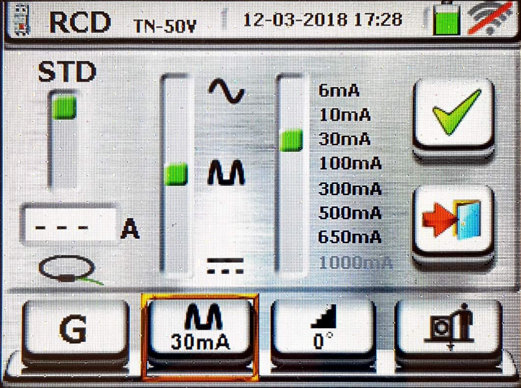 HT-Instruments VDE 0100 tester instalacji z ekranem dotykowym, Combi G3