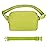 VOROLO Fanny Pack For Women And Men Crossbody Bag Belt Bag with Adjustable Strap Graduation Gifts Grass Green