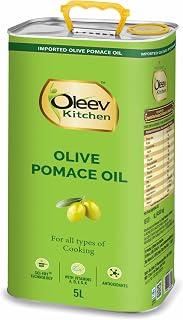 Oleev Olive Pomace Oil for Everyday Cooking, 5L TIN