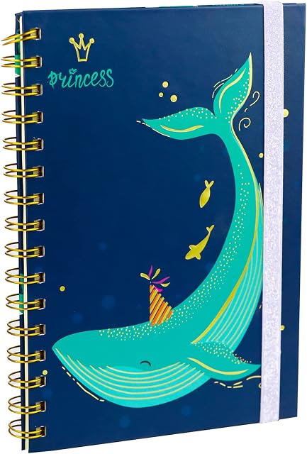 Notebook Wirebound Spiral Notebooks Lined Hardback Paper Note Book Ruled Journal Notepads 160 Pages