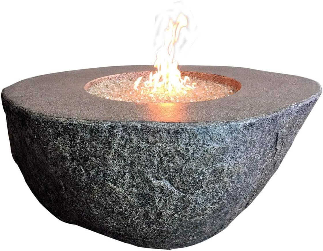 Margo Outdoor Living 20 lb 1/4" Gold Reflective Fire Glass for Natural or Propane Fire Pit Fireplace Tempered Glass