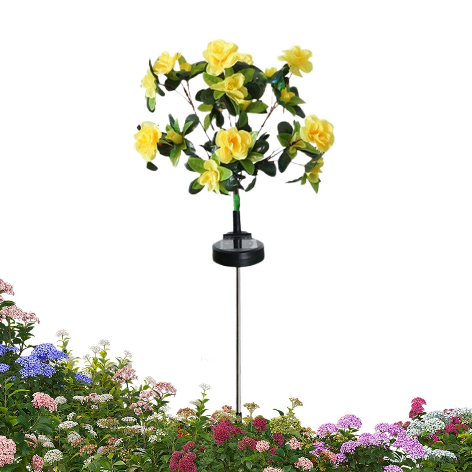 Fleurs artificielles pour cimetiere et hommage lumineux avec decoration florale