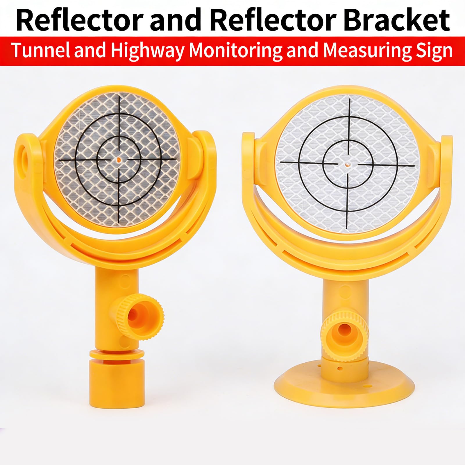 Reflektierende Ziele der Precisions Totalstation für genaue Vermessung und Kartierung unter verschiedenen Bedingungen Neigbarer Reflektor Hochpräziser Messreflektor