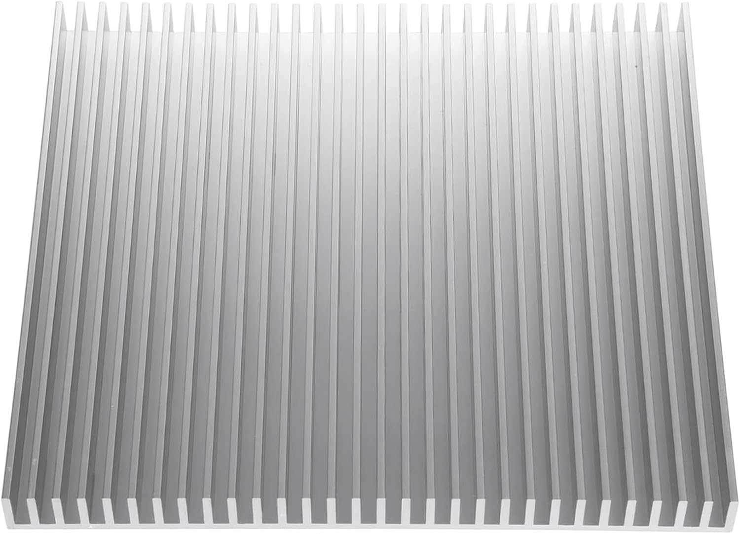 Large LED Aluminum Heatsink 200 x 220 x 18mm / 7.87 x 8.66 x 0.7 Inch Cooler 30 Fins Heat Sink Board