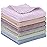 SUNLAND Microfiber Face Cloth Reusable Makeup Remover Facial Cleansing Towel Ultra Soft Face Washcloth 12inchx12inch 6 Pack Multicolor