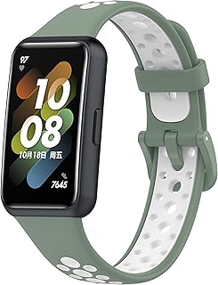 سوار سيليكون رياضي بديل متوافق مع هواوي باند 7 من هيسيوس