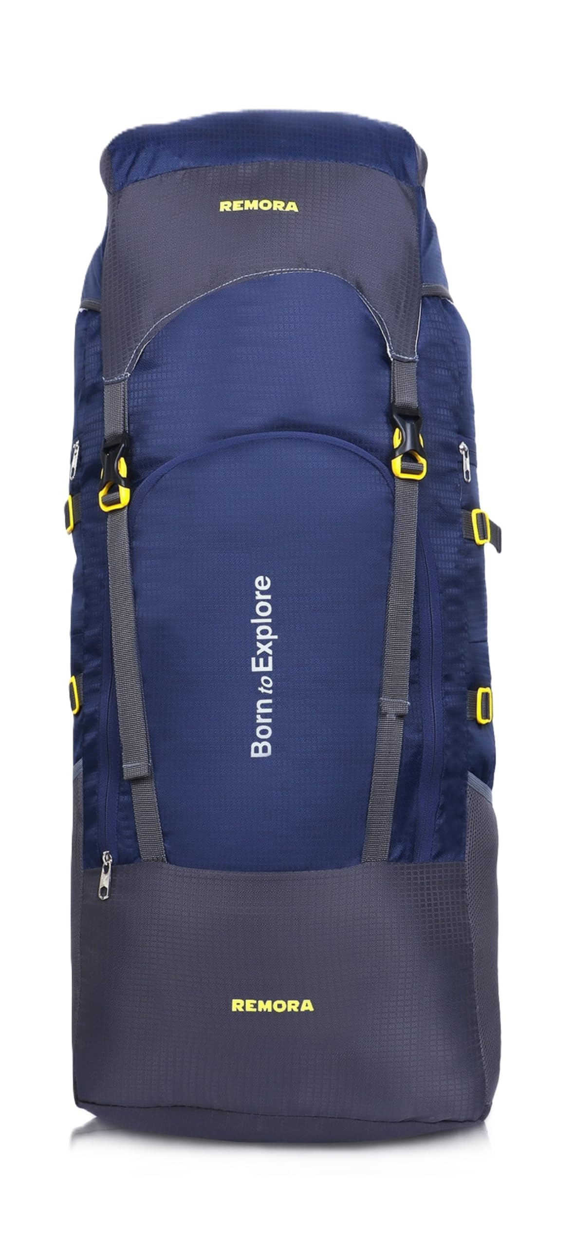 Outdoor Hiking Backpack – Born to Explore Series | Waterproof Travel Rucksack with Multi-Pocket Storage, Adjustable Straps, Ventilated Back Panel model-image-20