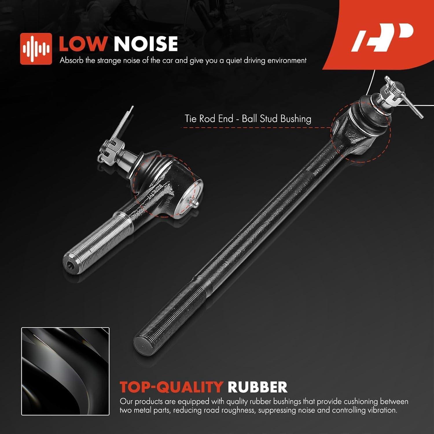 A-Premium Set of 10, Front Upper Lower Ball Joint, Inner Outer Tie Rod End & Adjusting Sleeves, Compatible with Ford Ranger 1989 1990 1991 1992, RWD Only