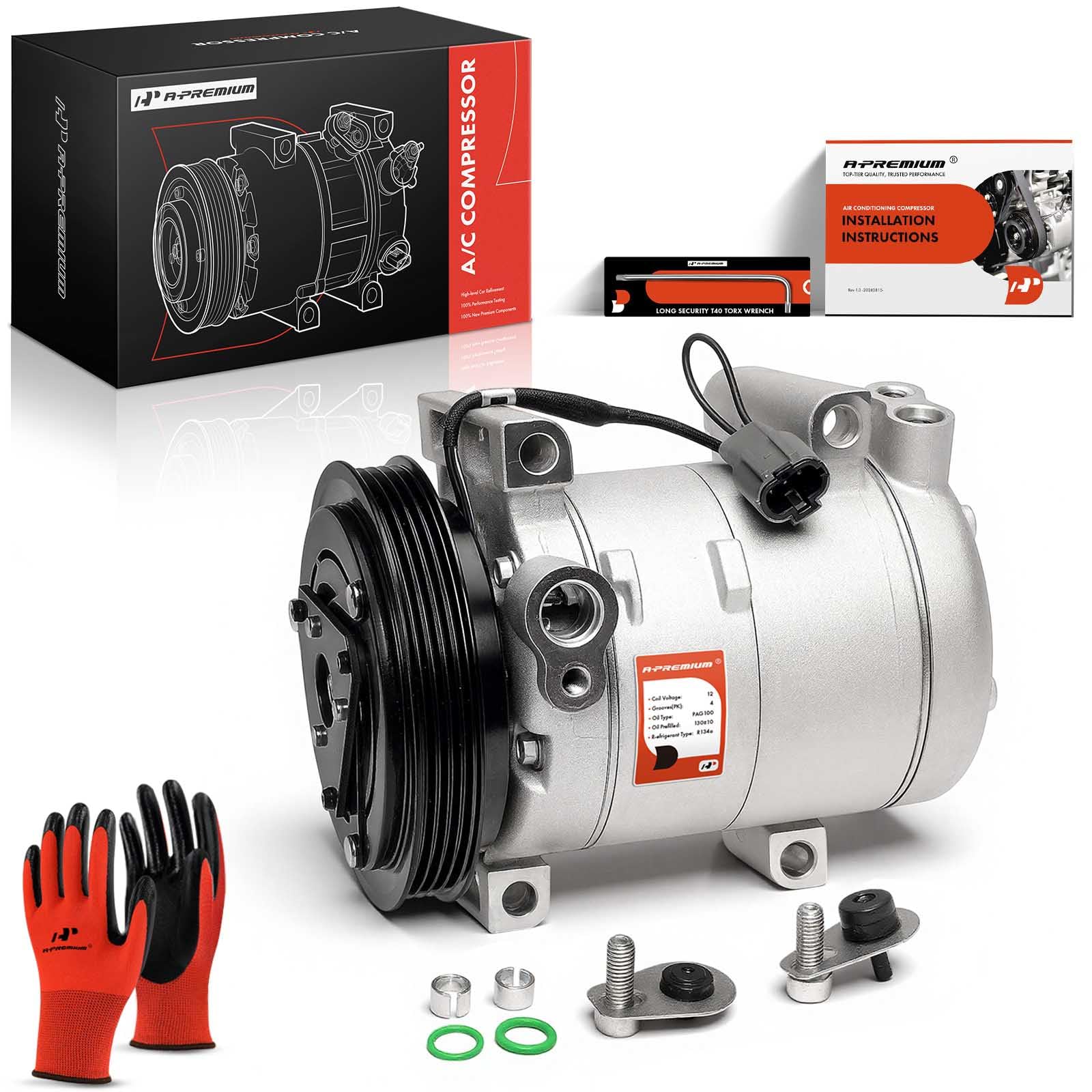 Amazon.com: A-Premium A/C Compressor with Clutch Compatible with