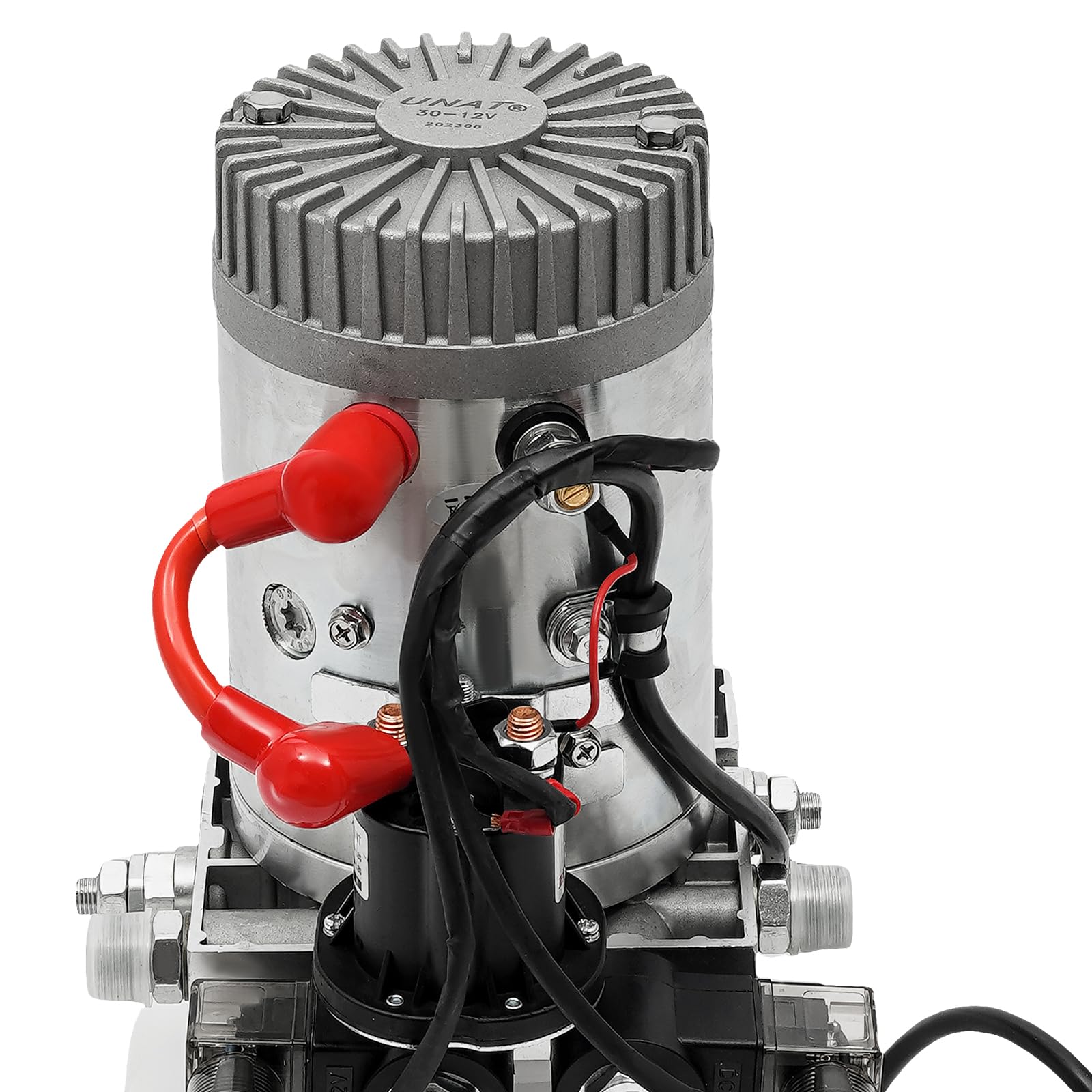 Hydraulikpumpe, 3 kW, doppeltwirkend, 12 V Aggregat mit Fernbedienung, 4 l Öltank, 1,1 cc/r Ausgang, 2850 U/min Motor, 18 MPa Druck für Kippanhänger/LKWs/Hebebühnen