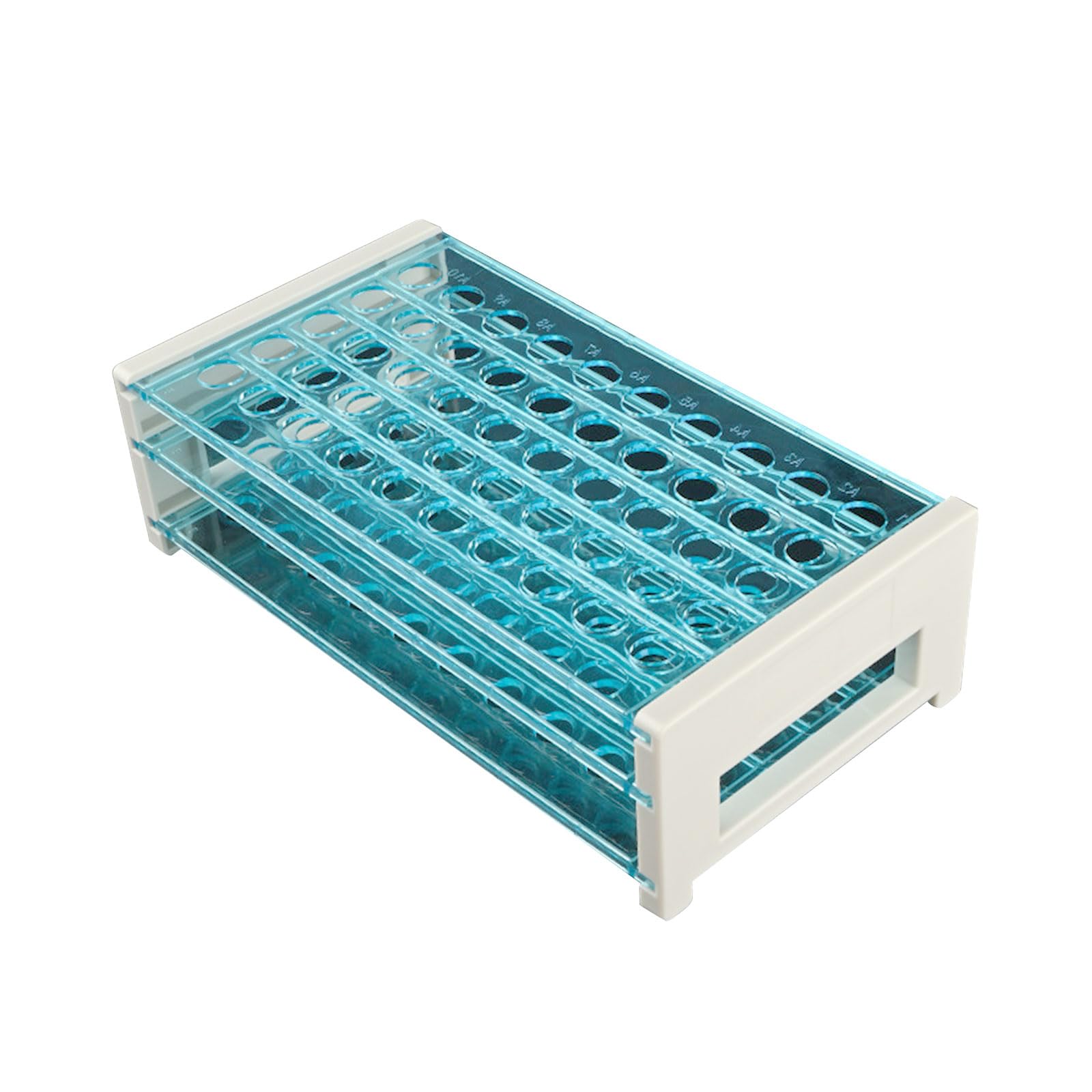 Msioytog 13Mm Detachable Tube Rack 3Tier School Laboratory Tube Organizers Holder For Lab Equipment Storage Antislip Base Laboratory Organizers