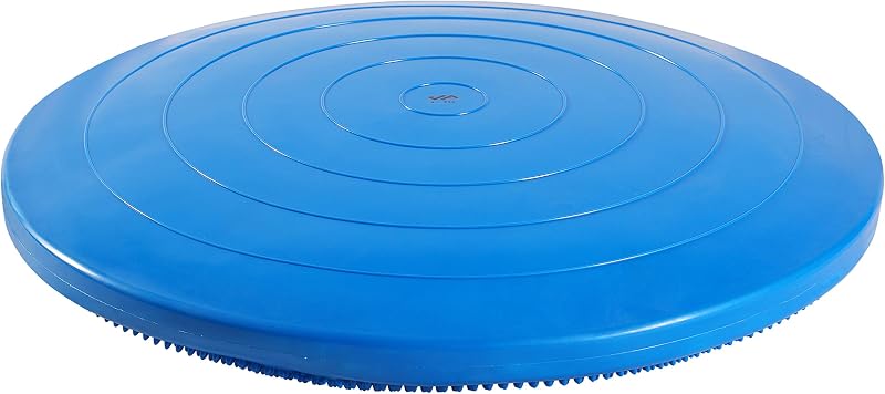 Disco de equilibrio inflable - Entrenador de cojín oscilante grande de 13" o 26" - Almohadilla de equilibrio de ejercicio duradera para coordinación, estabilidad y núcleo - Hogar, gimnasio y entrenamiento de mascotas