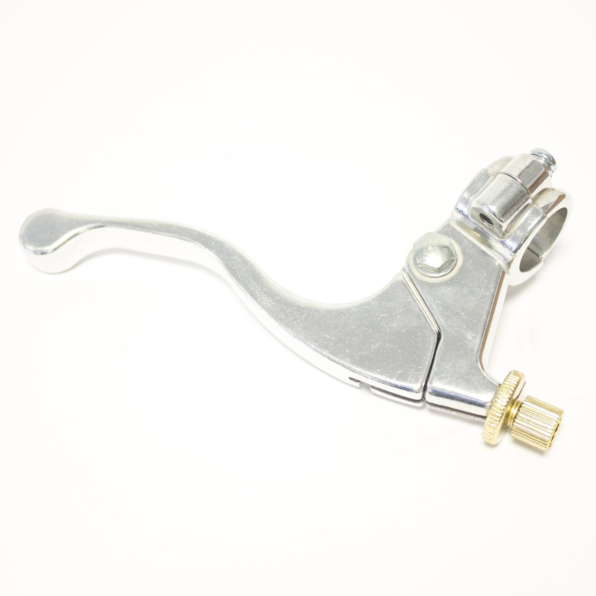 ApicoMotocross BRAKE LEVER ASSEMBLY UNIVERSAL SILVER SHORT