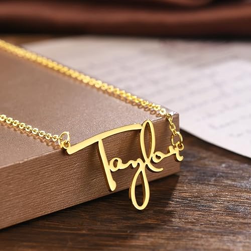 Miniatura 5 de TS Album Song Title Necklace All too Well 1991 Signature Necklace Gift for Taylor Fans Signature