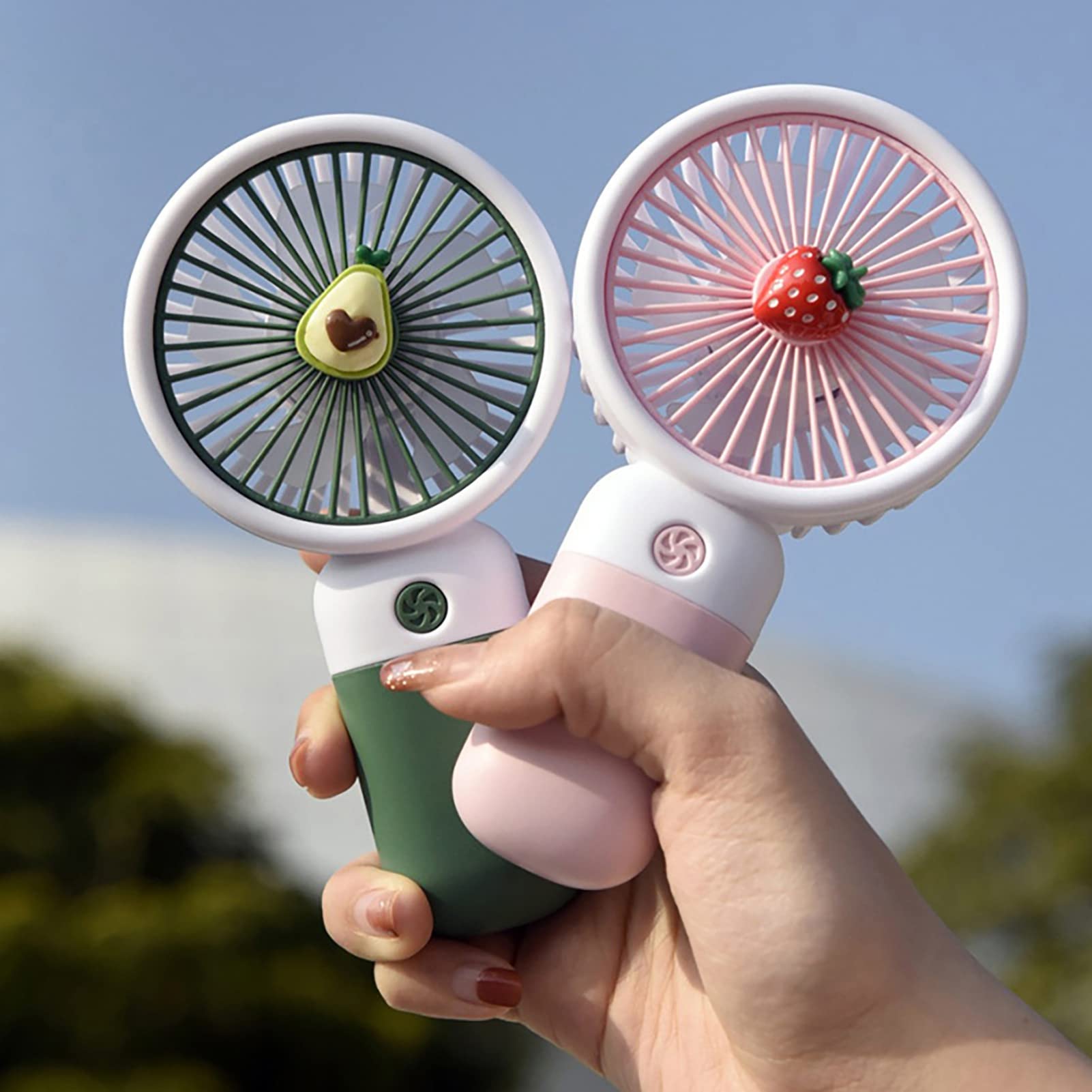 Ventilateur De Poche USB Mignon En Forme De Capybara - 3 Vitesses, Portable, Pour Bureau, Voyages, Extérieur