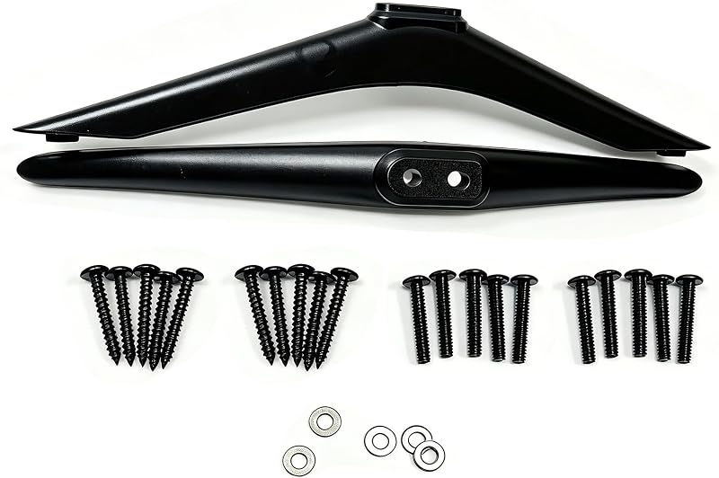 Compatible with Hisense 32 40 43 Inch TV Stand Legs, Replacement Base Feet for 40E2F 43E2F 43A3F FHD TV, Anti-Slip Screen TV Stand with Screws Kit