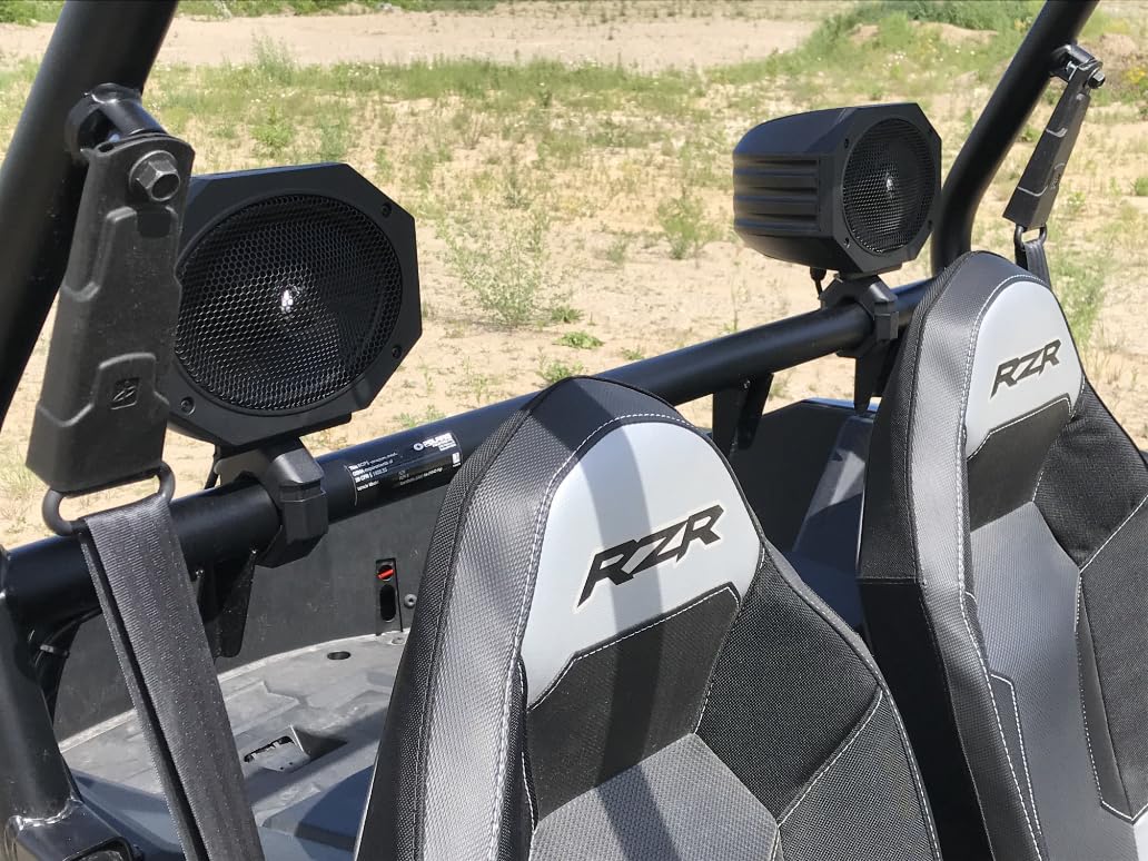Metrix Audio UTV1 Kit complet audio universel UTV 150 W avec récepteur Bluetooth, amplificateur 150 W et haut-parleurs UTV 12,7 x 17,8 cm UTV-1