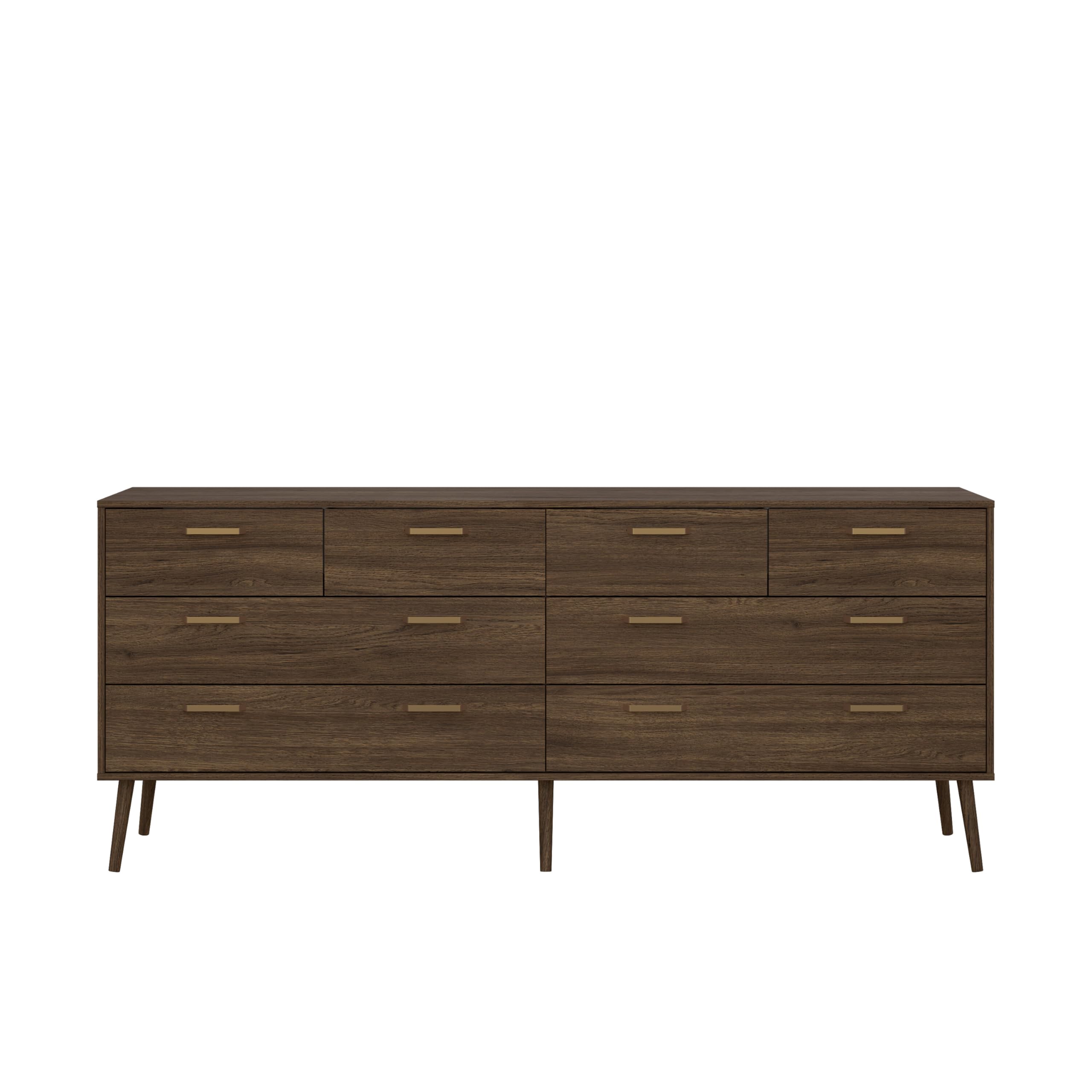 Tvilum Tone 8 Drawer Double Dresser Mocha Oak