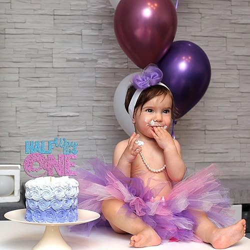 Miniatura 4 de Decoración de pastel de medio camino a uno, tema de rosquilla, decoración de pastel de cumpleaños de bebé, suministros de decoración de fiesta de