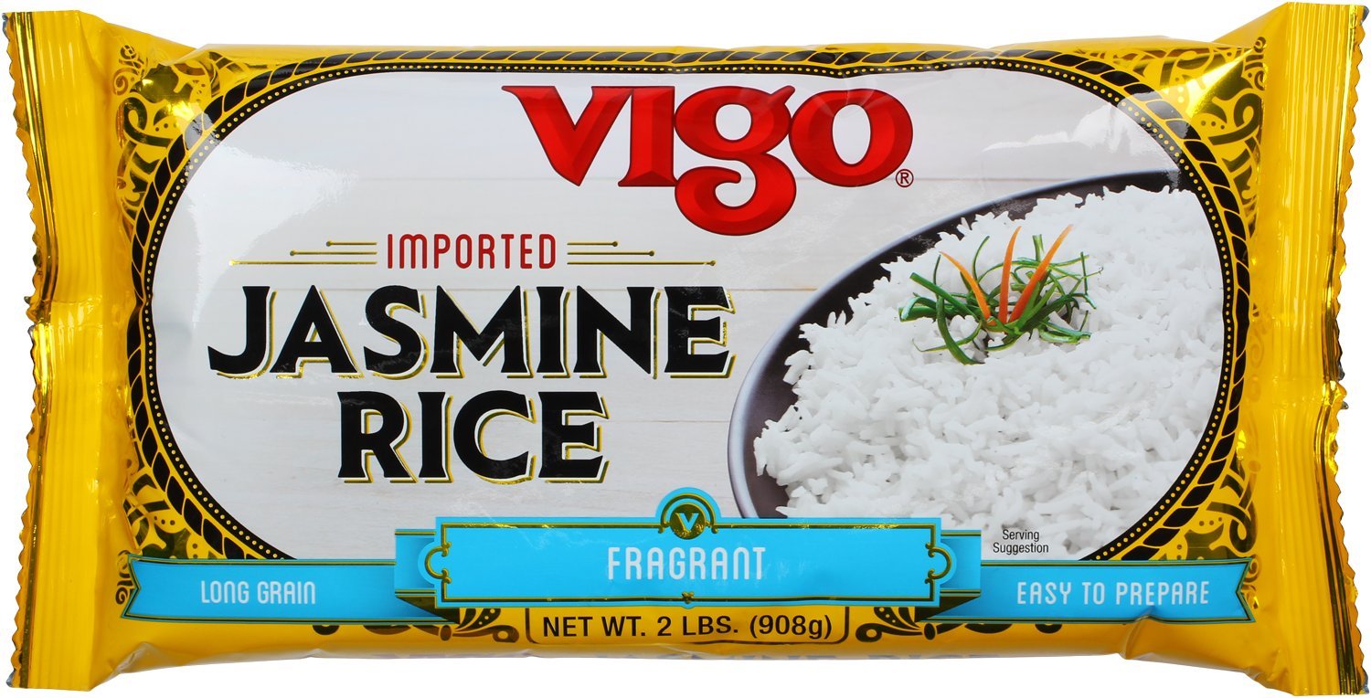 Vigo Jasmine Rice, 2 Pound (Pack of 6)