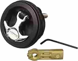Perko 1091DP3BLK Surface Mount Lock & Latch - 1-1/4" Cam Bar, Black Polymer, For Boats & Toolboxes