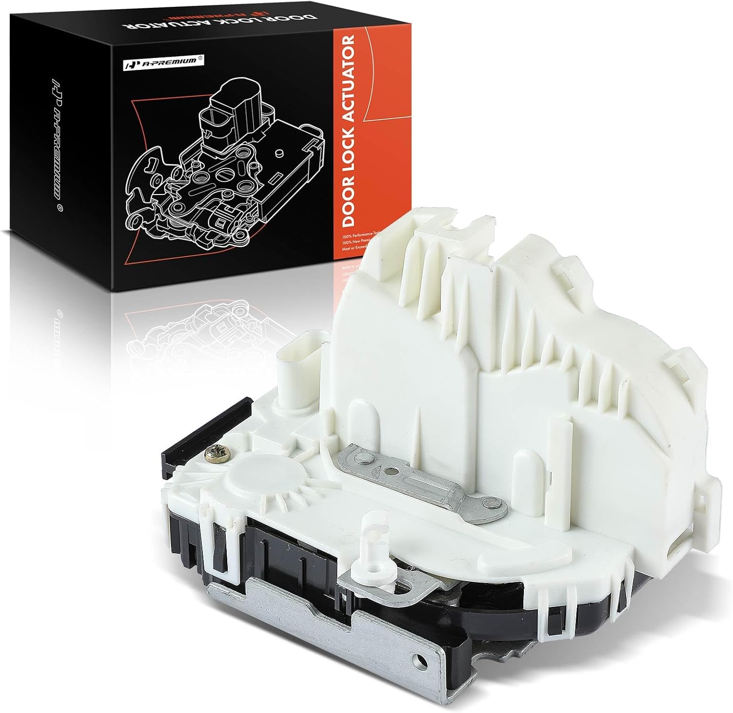 A-Premium Rear Right Passenger Side Door Lock Actuator Compatible with Jeep Grand Cherokee 2011-2020 & Dodge Durango 2011-2020