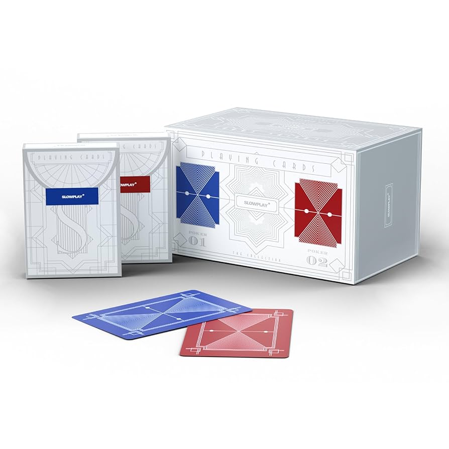 トランプ プラスチック100% ２デッキ ジャンボインデックス ポーカーサイズ Amazon.co.jp: SLOWPLAY (スロープレイ) プラスチック100