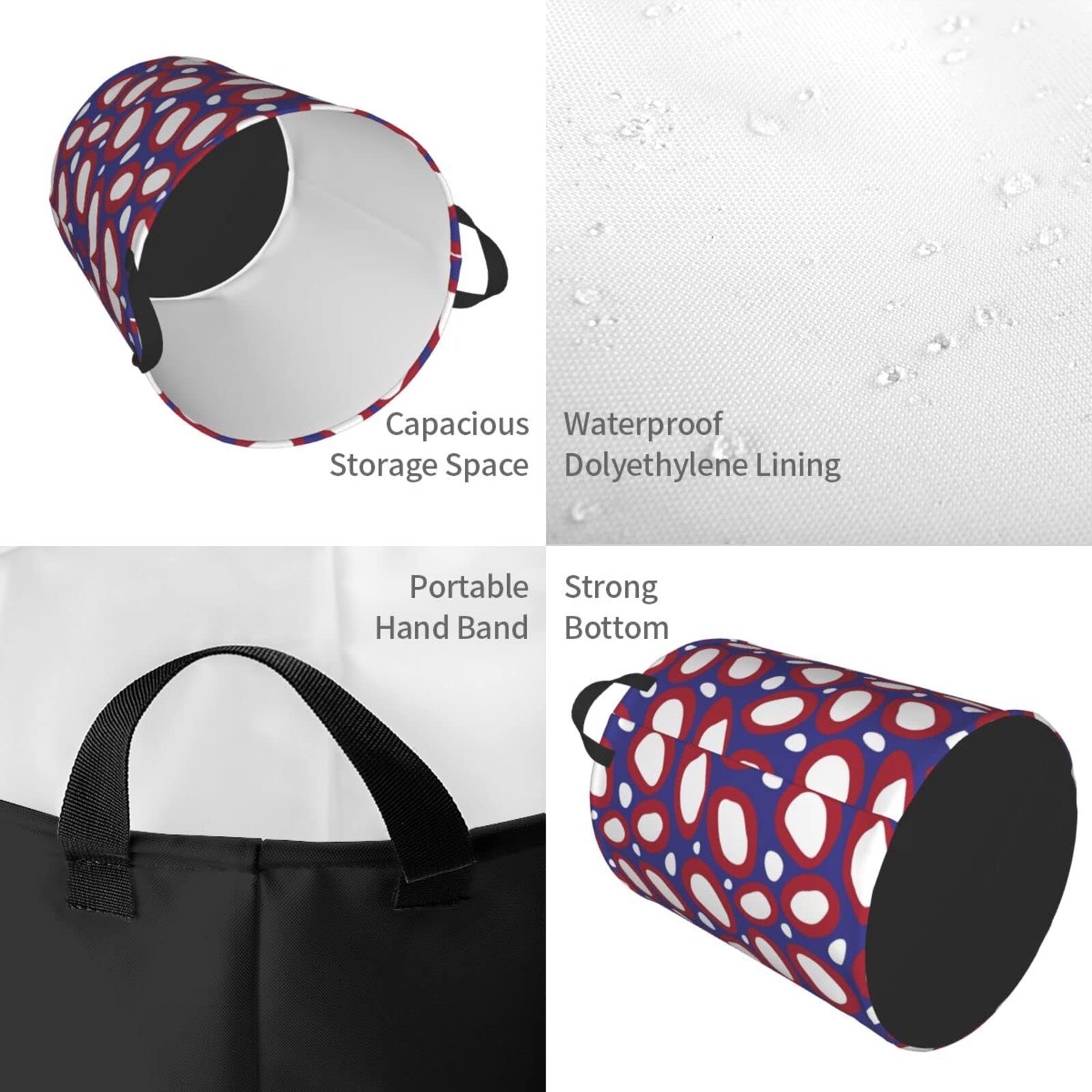 Cesto Portabiancheria Pieghevole In Rete - Grande Capacità, Manici, Risparmio Spazio - Foto 9