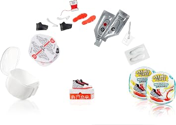 MGAs Miniverse Make It Mini Sneakers 2 Pack Mini Collectibles, Mystery Blind Packaging, DIY, Crafts, Mold, Fashion, Sneakers, NOT Edible, Collectors, 8+