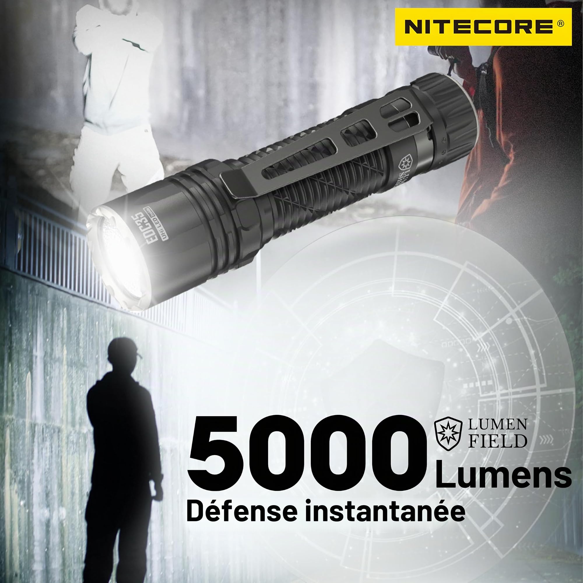 Nitecore Lumin Shield EDC35 Lampe torche EDC 5000 lumens