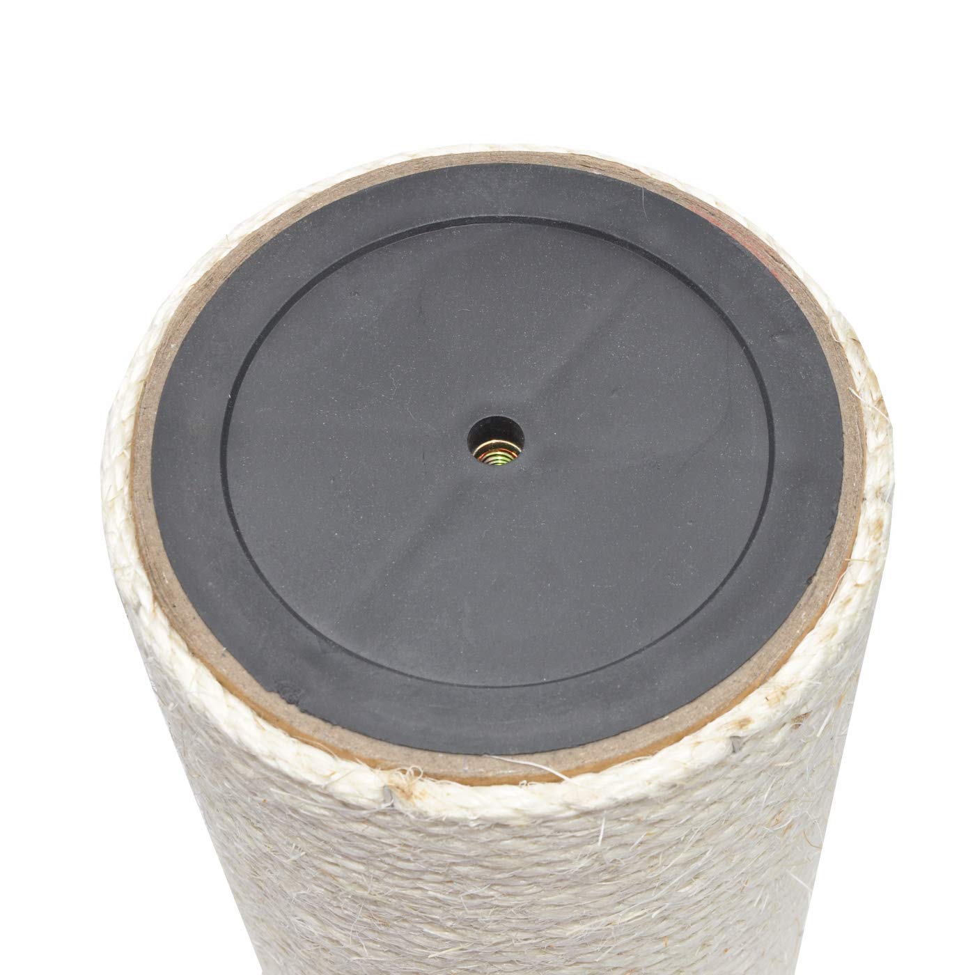 nanook Kratzsäule/Sisalsäule/Ersatzstamm für Kratzbäume - Ø 15 cm, Gewinde M8 - aus Teppichgewebe - beige - Länge 40 cm