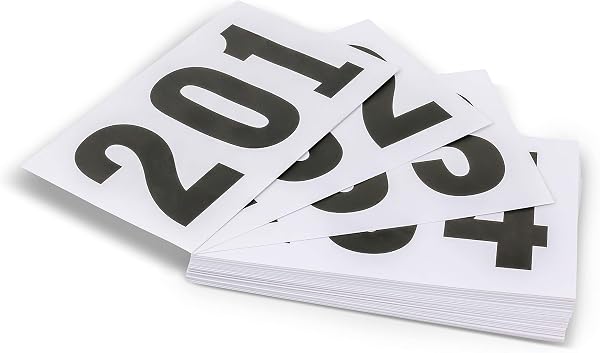 Vinex Race Numbers - Numbers from 1 to 500 - 2