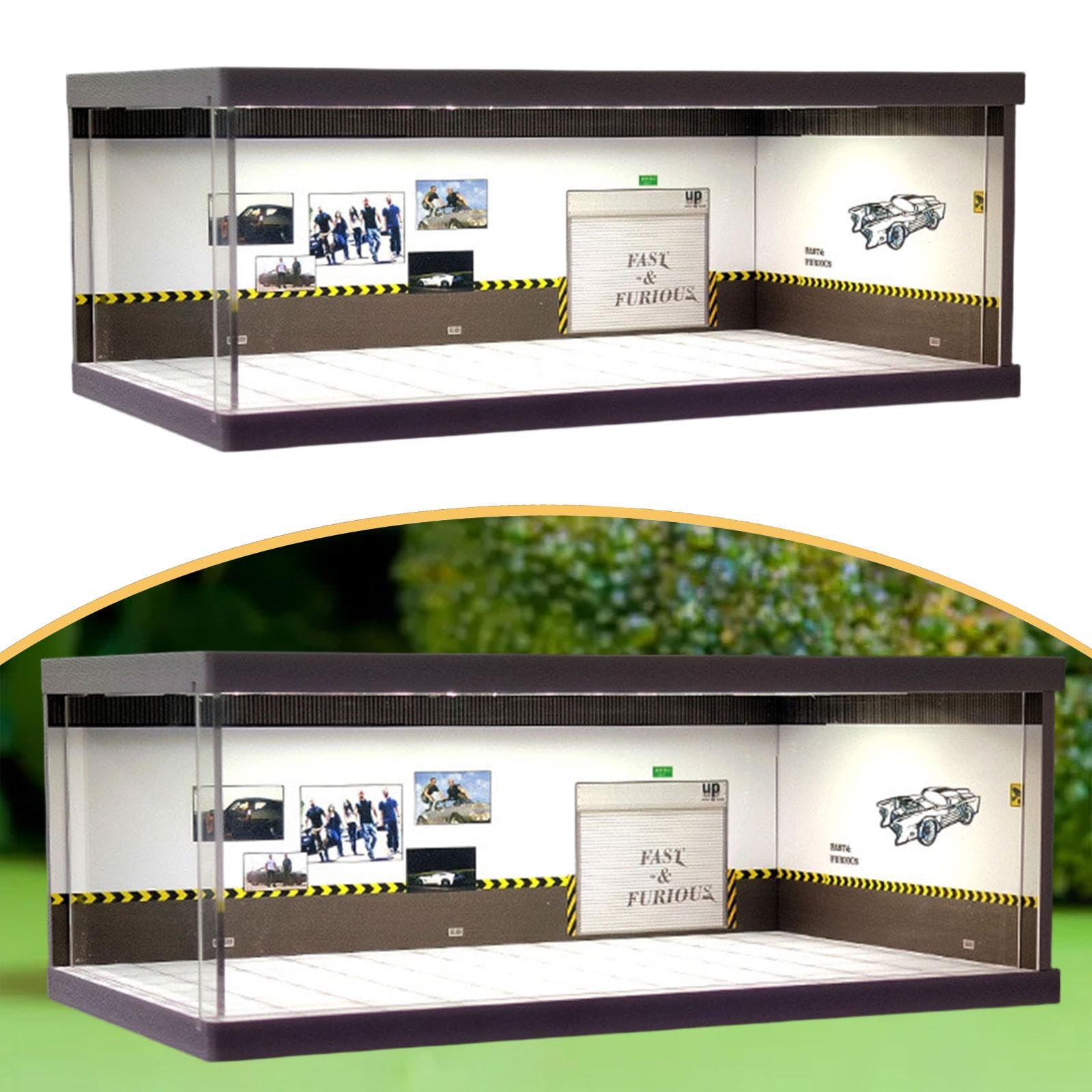 Amazon.co.jp: Toysmith 1:64 ガレージディスプレイケース 改造 工場