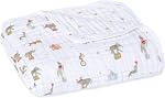aden + anais Essentials Dream Blanket, Muslin Baby Blankets for Girls & Boys, Lightweight Newborn Nursery & Crib Blanket, Unisex Toddler & Infant Bedding, Shower & Registry Gift, Butterfly Garden